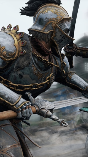 Knight in ornate armor from For Honor