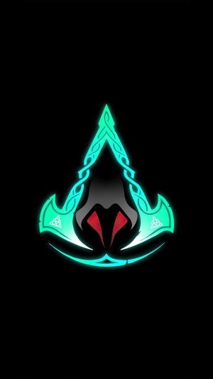 Assassin's Creed Valhalla Glowing Logo