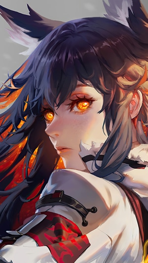 Texas from Arknights Anime Art