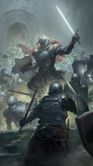 Knights in a Fantasy Battle