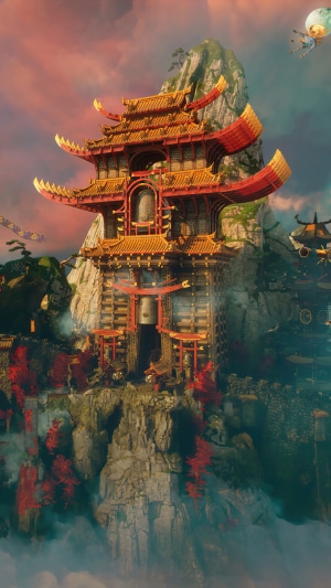 Shadow Warrior 3 Japanese Castle