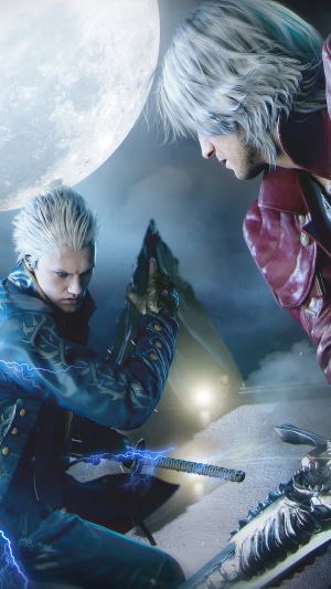 Vergil and Dante from Devil May Cry 5