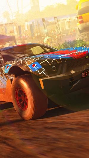 Dirt 5 racing game car with Pepsi livery