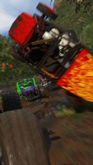 Dirt 5 video game monster trucks