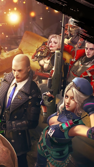 Characters from Garena Free Fire