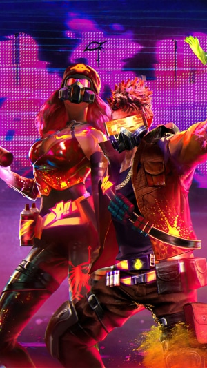 Characters from Garena Free Fire