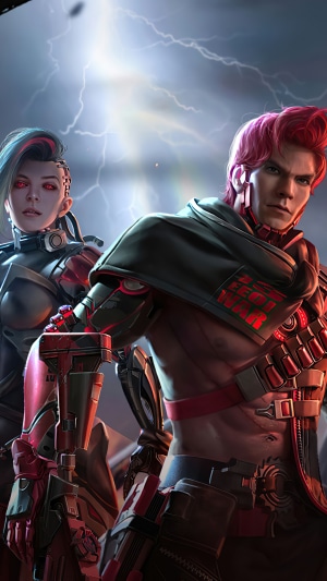 Characters from Garena Free Fire