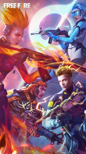 Garena Free Fire characters with elemental powers