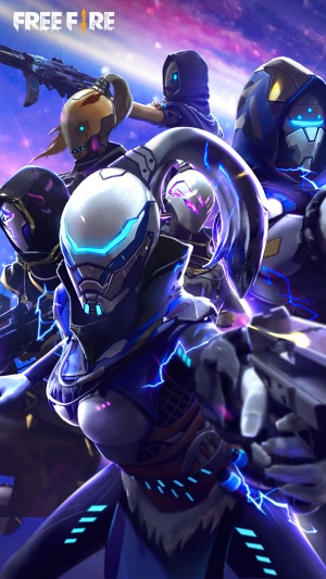 Garena Free Fire Futuristic Battle Characters