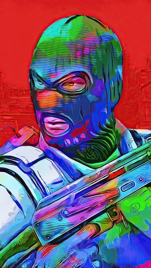 Terrorist with AK-47 from Counter-Strike: Global Offensive