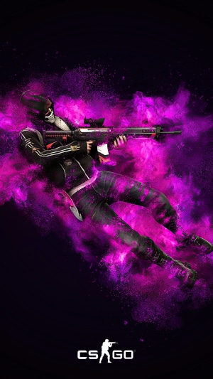 Terrorist with rifle from CS:GO