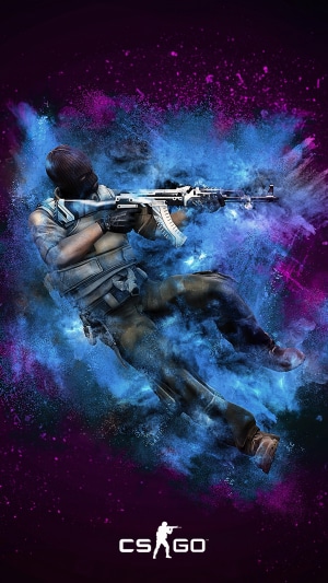 Terrorist with AK-47 from CS:GO