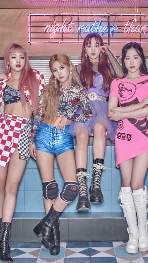 GIDLE members in DUMDi DUMDi concept photos