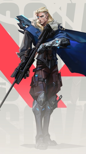 Sova from Valorant holding a bow