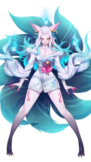 Ahri from League of Legends, Spirit Blossom skin