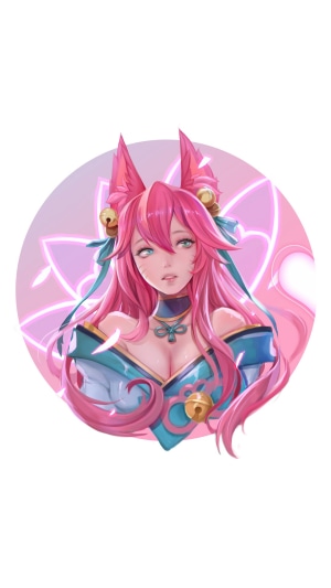Ahri from League of Legends Spirit Blossom skin