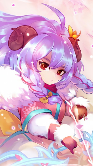Kindred from League of Legends, Spirit Blossom skin