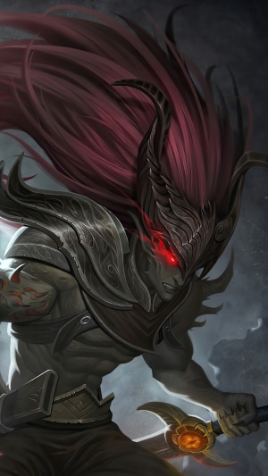 Nightbringer Yasuo from League of Legends