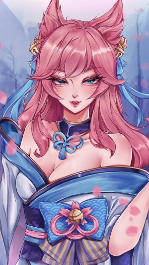 Ahri from League of Legends, Spirit Blossom skin