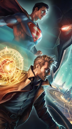 Superman and John Constantine from DC Comics