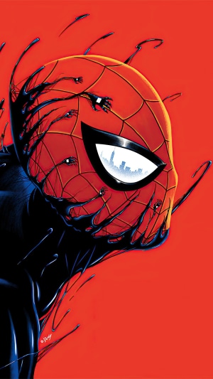 Spider-Man with Venom symbiote
