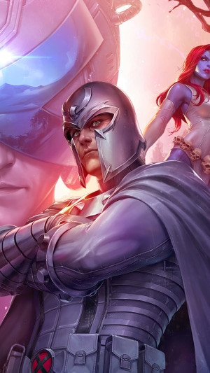 Magneto, Mystique, and Cyclops from Marvel Comics