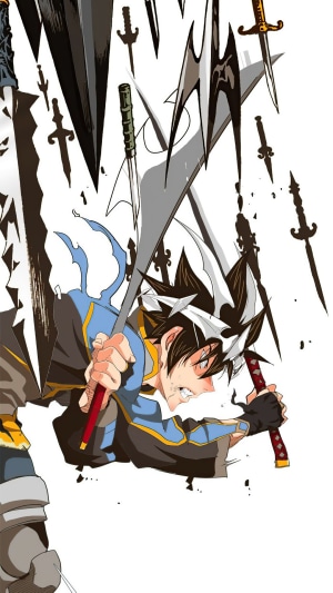 Jin Mori Fighting with Swords in God of
