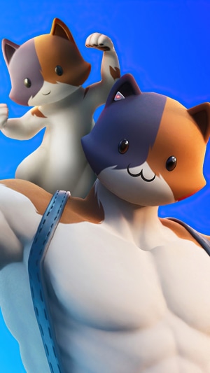 Meowscles from Fortnite