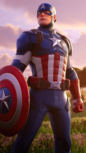 Captain America from Fortnite
