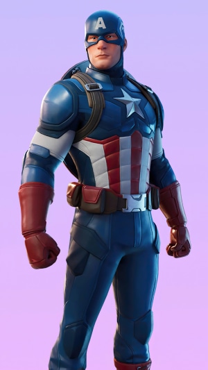 Captain America from Fortnite