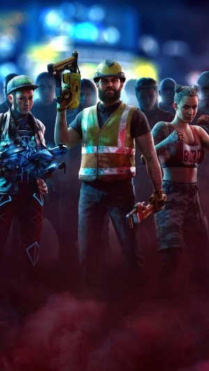 Watch Dogs Legion DedSec characters with weapons