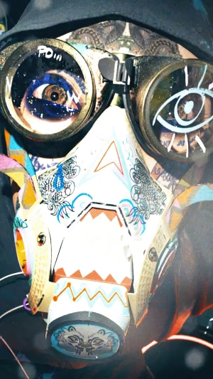 Watch Dogs Legion mask with goggles