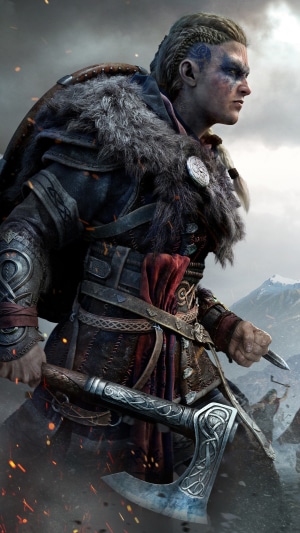 Eivor from Assassins Creed Valhalla with Axe