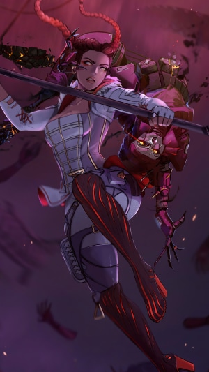 Loba and Revenant from Apex Legends
