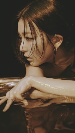 Seulgi from Red Velvet in water