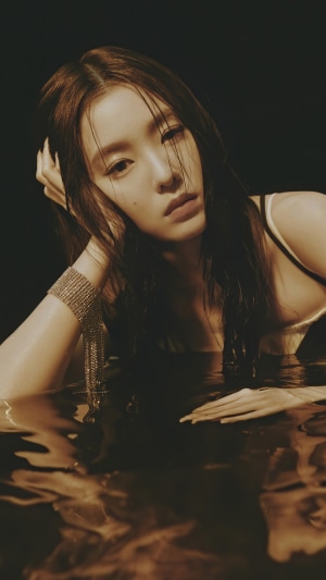 Irene from Red Velvet in water