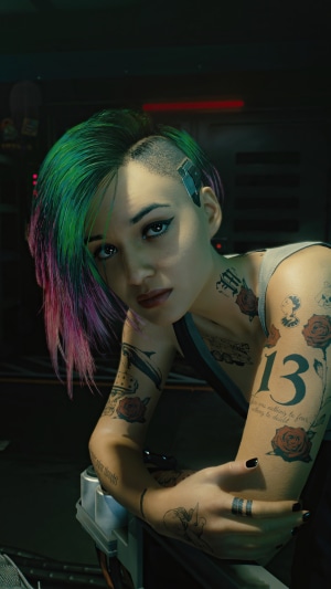 Judy Alvarez from Cyberpunk 2077