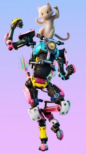 Meowscles' Mecha-Rider from Fortnite