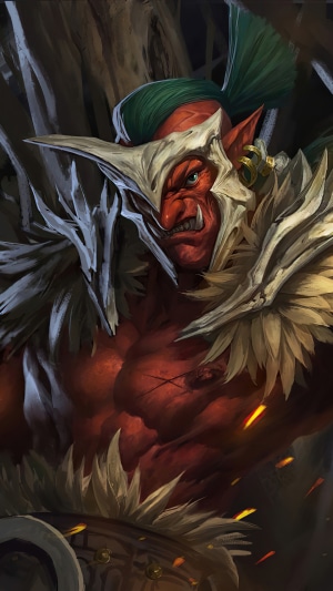 Jahrakal the Troll Warlord from Dota 2