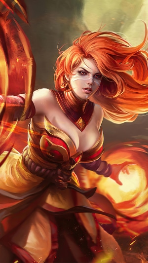 Lina from Dota 2