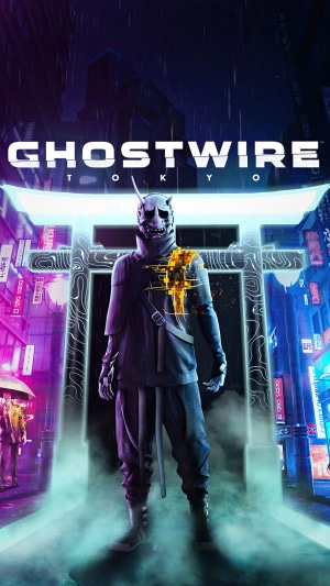 Ghostwire Tokyo video game poster