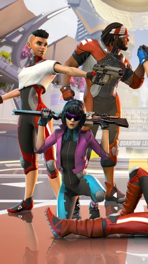 Characters from Quantum League video game