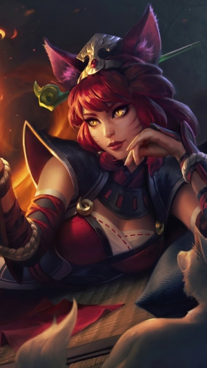Ahri from League of Legends Wild Rift Artwork