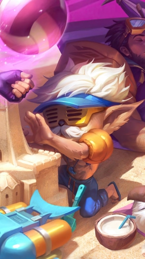 Pool Party Heimerdinger from League of Legends