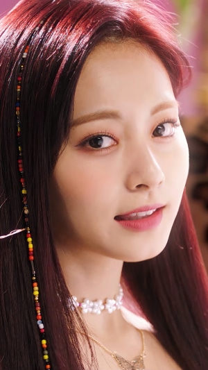Tzuyu from TWICE Close-Up Portrait
