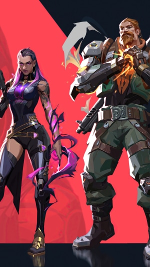 Reyna and Breach from Valorant