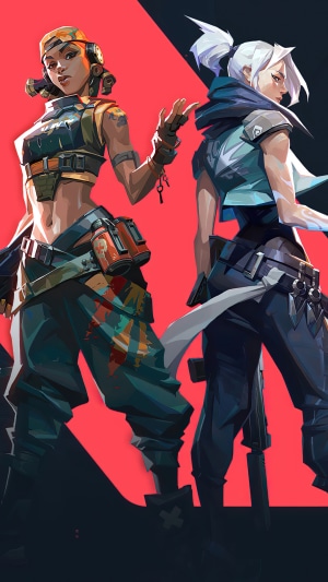 Raze and Jett from Valorant