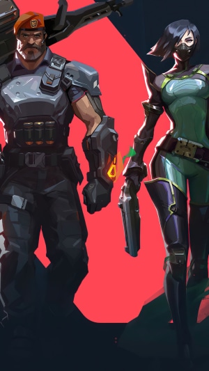 Brimstone and Viper from Valorant