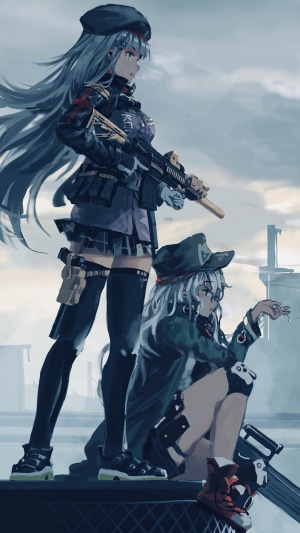 HK416 and G11 from Girls Frontline