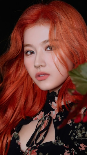 Minatozaki Sana from TWICE in Floral Outfit